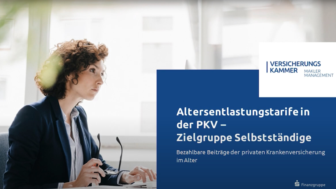 Altersentlastungstarif in der PKV: Zielgruppe Selbstständige